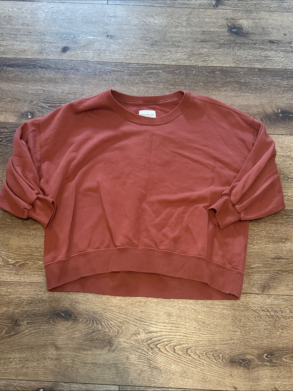 Abercrombie & fitch cropped sweat shirt XL